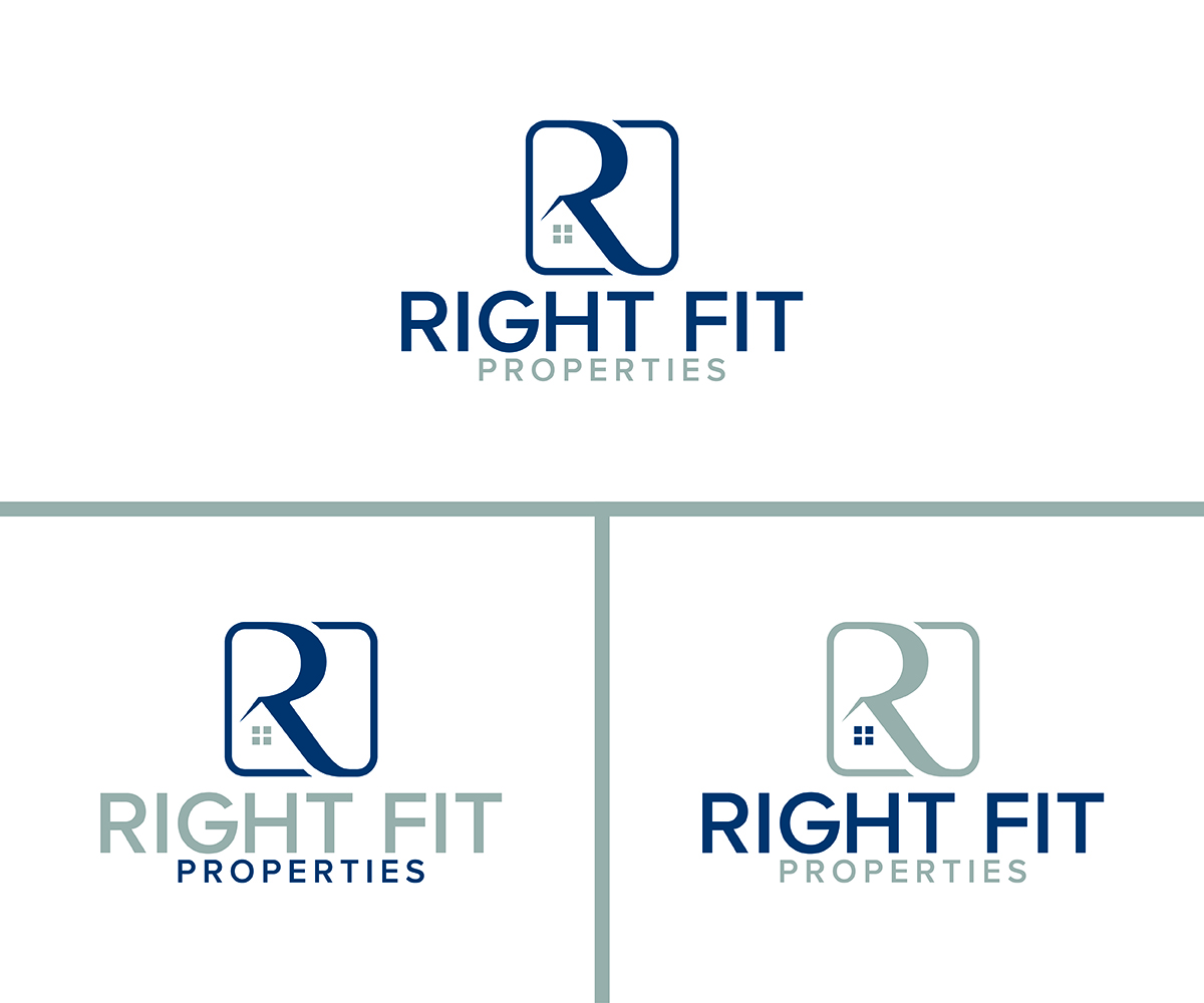 Logo Design by eMARK for Right Fit Properties (UK) Limited | Design #15426783