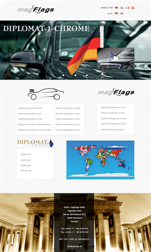 Web Design by Ding for magFlags GmbH | Design: #2620628