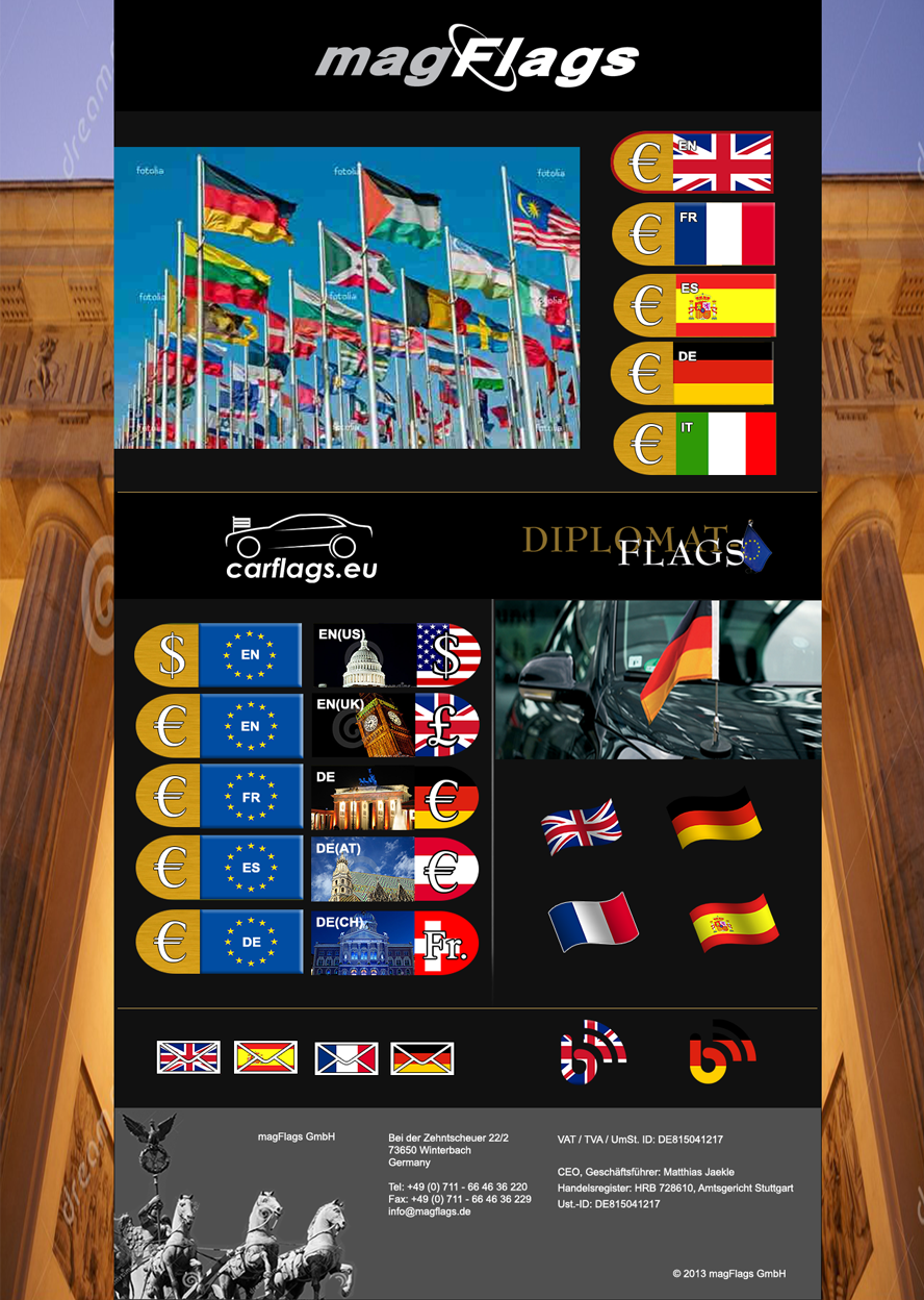 Web Design by Adylhere for magFlags GmbH | Design #2658517