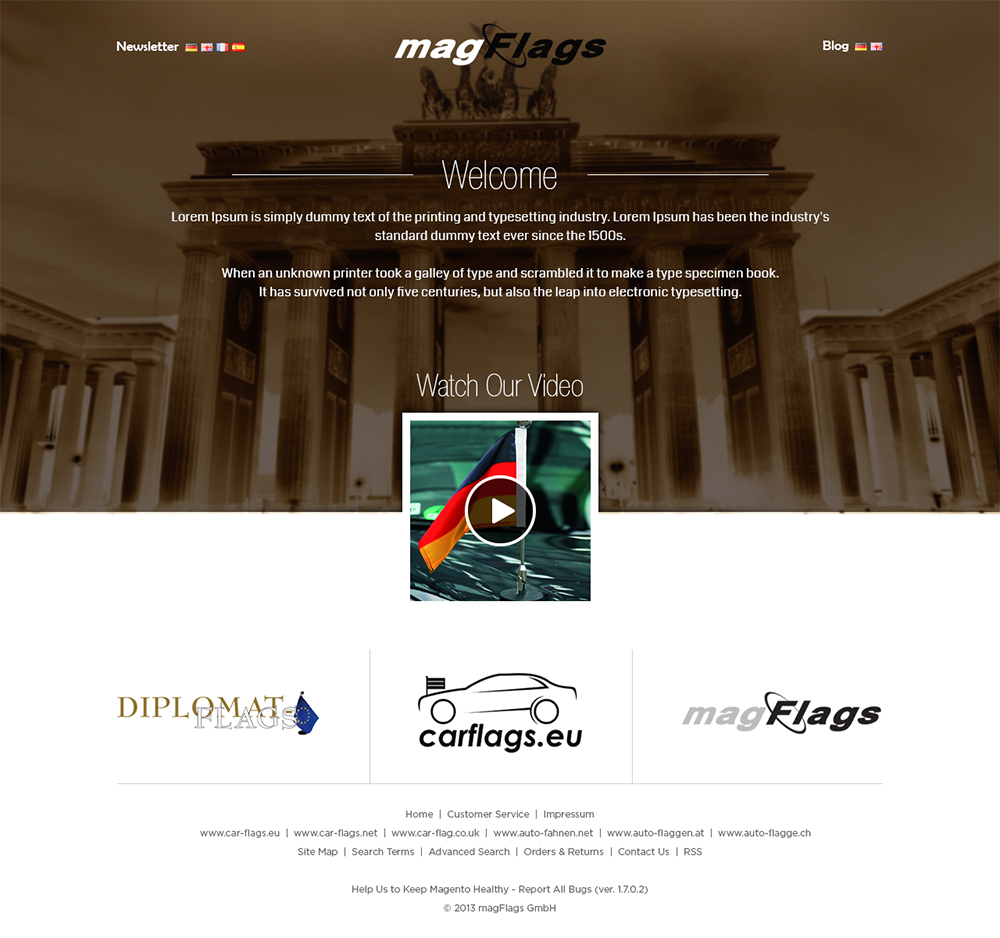 Web Design by Mayank Patel for magFlags GmbH | Design #2643666