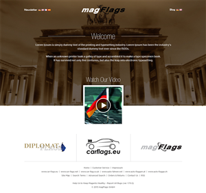 Web Design by Mayank Patel for magFlags GmbH | Design: #2643666