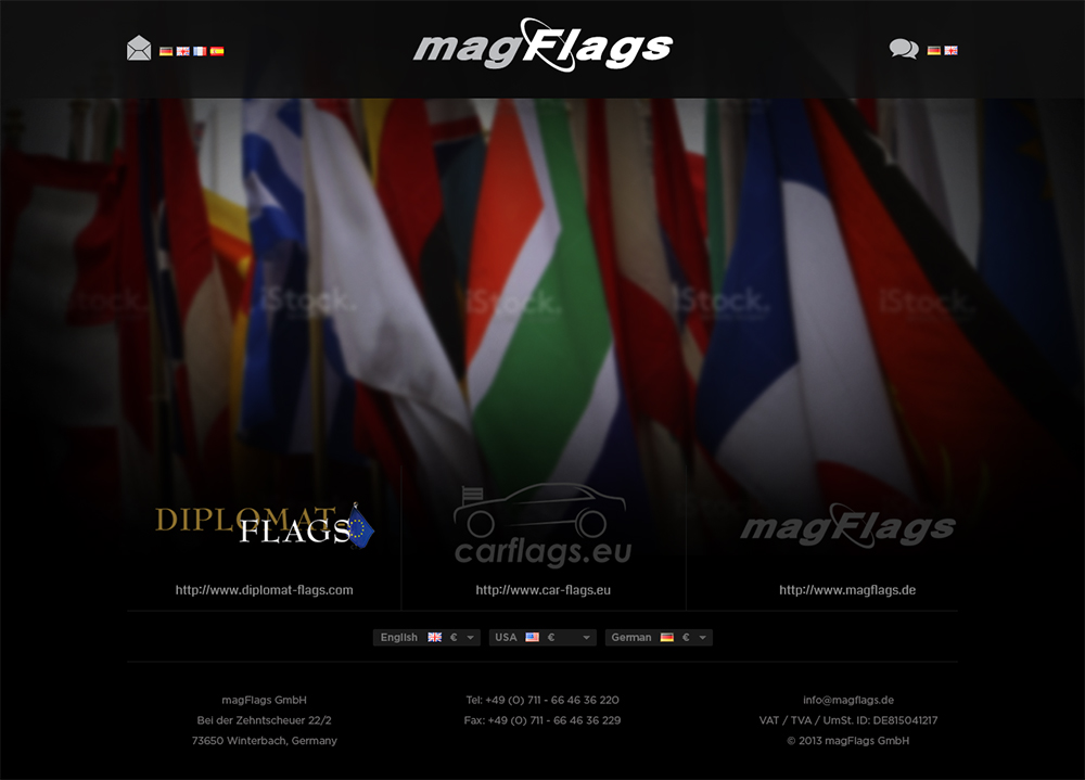 Web Design by Mayank Patel for magFlags GmbH | Design #2662135