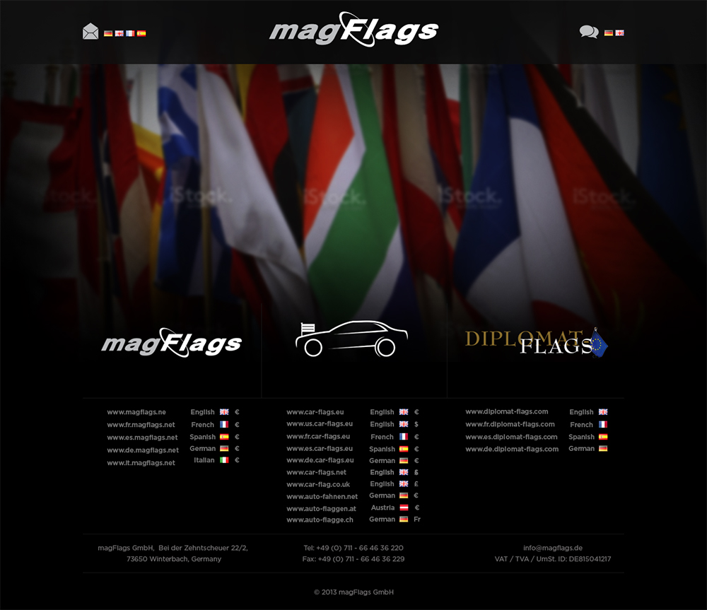 Web-Design von Mayank Patel für magFlags GmbH | Design #2680244