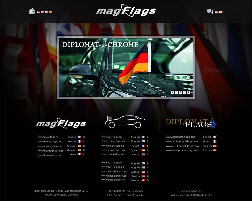 Web Design by Mayank Patel for magFlags GmbH | Design #2686449