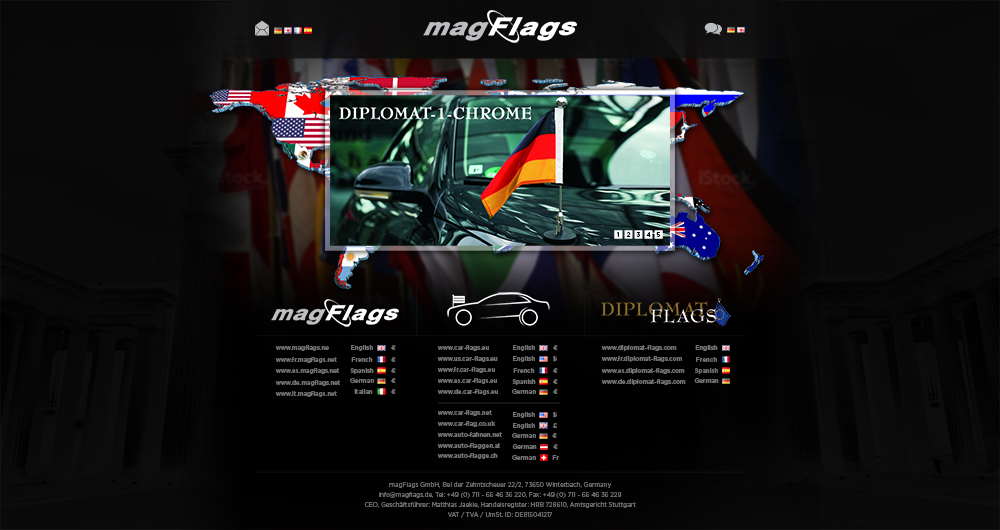 Web Design by Mayank Patel for magFlags GmbH | Design #2728650