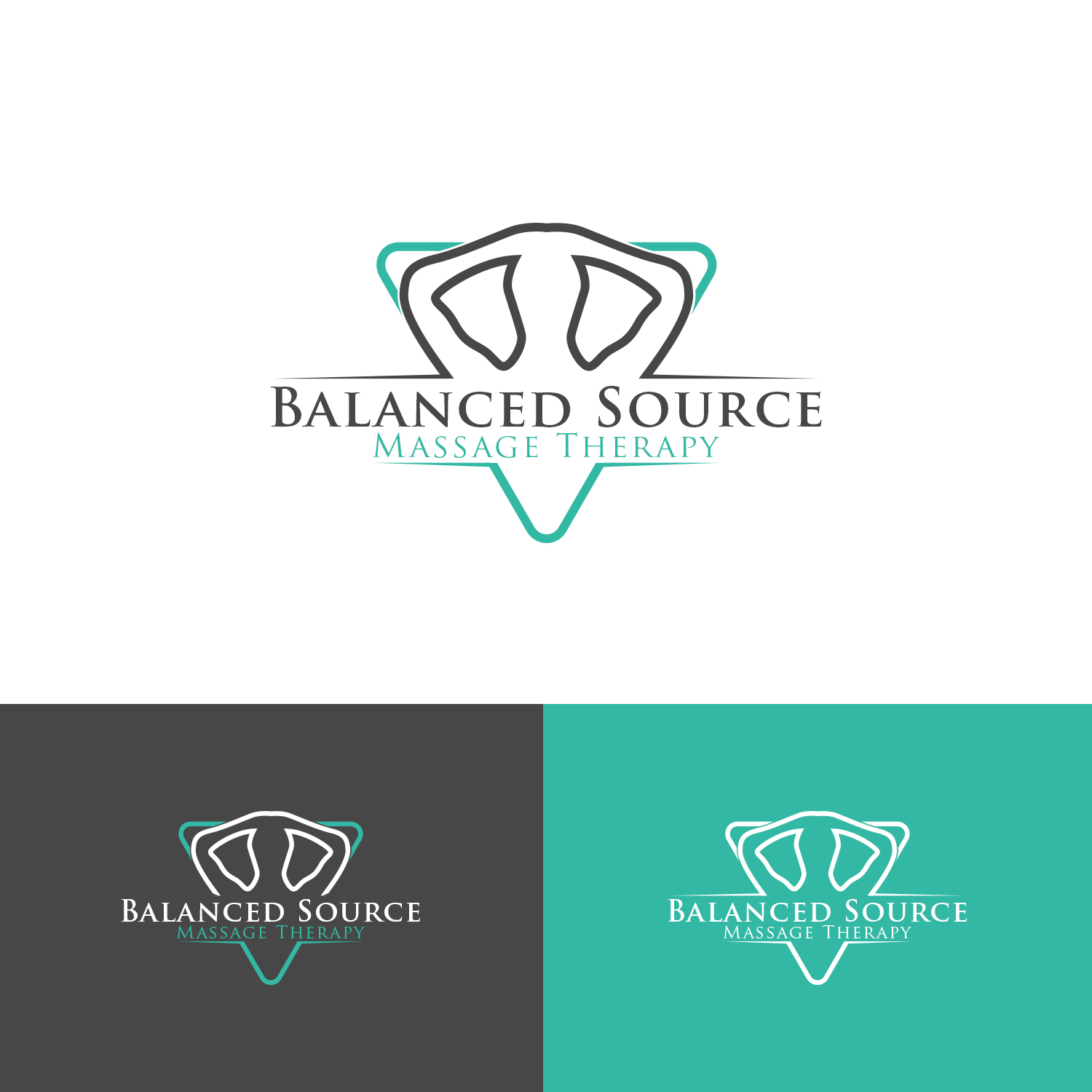 Logo Design by GOOD ARTZ for Balanced Source Massage Therapy | Design #15524967