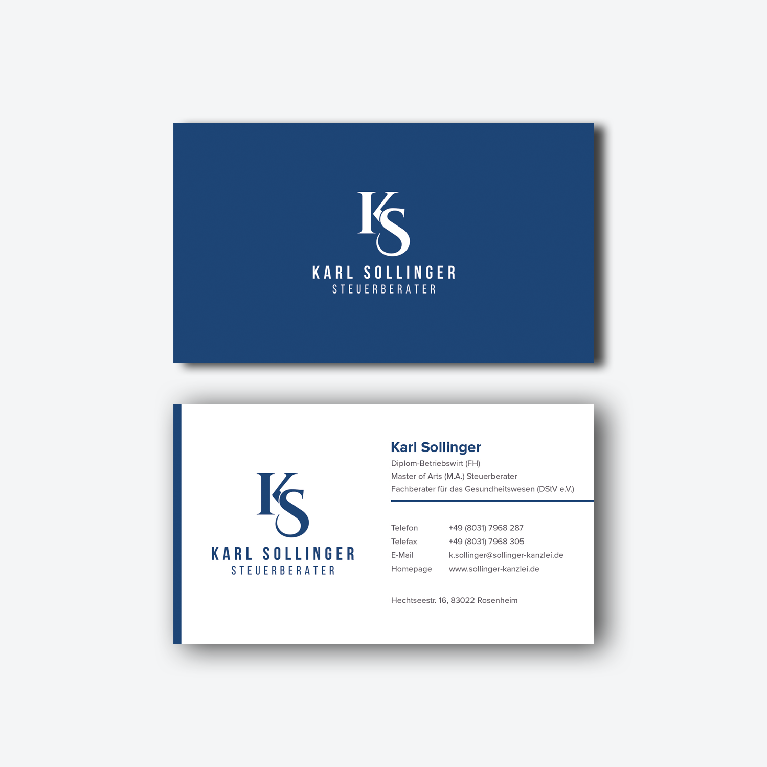 Business Card Design by yhutomo for Karl Sollinger | Design #15409077