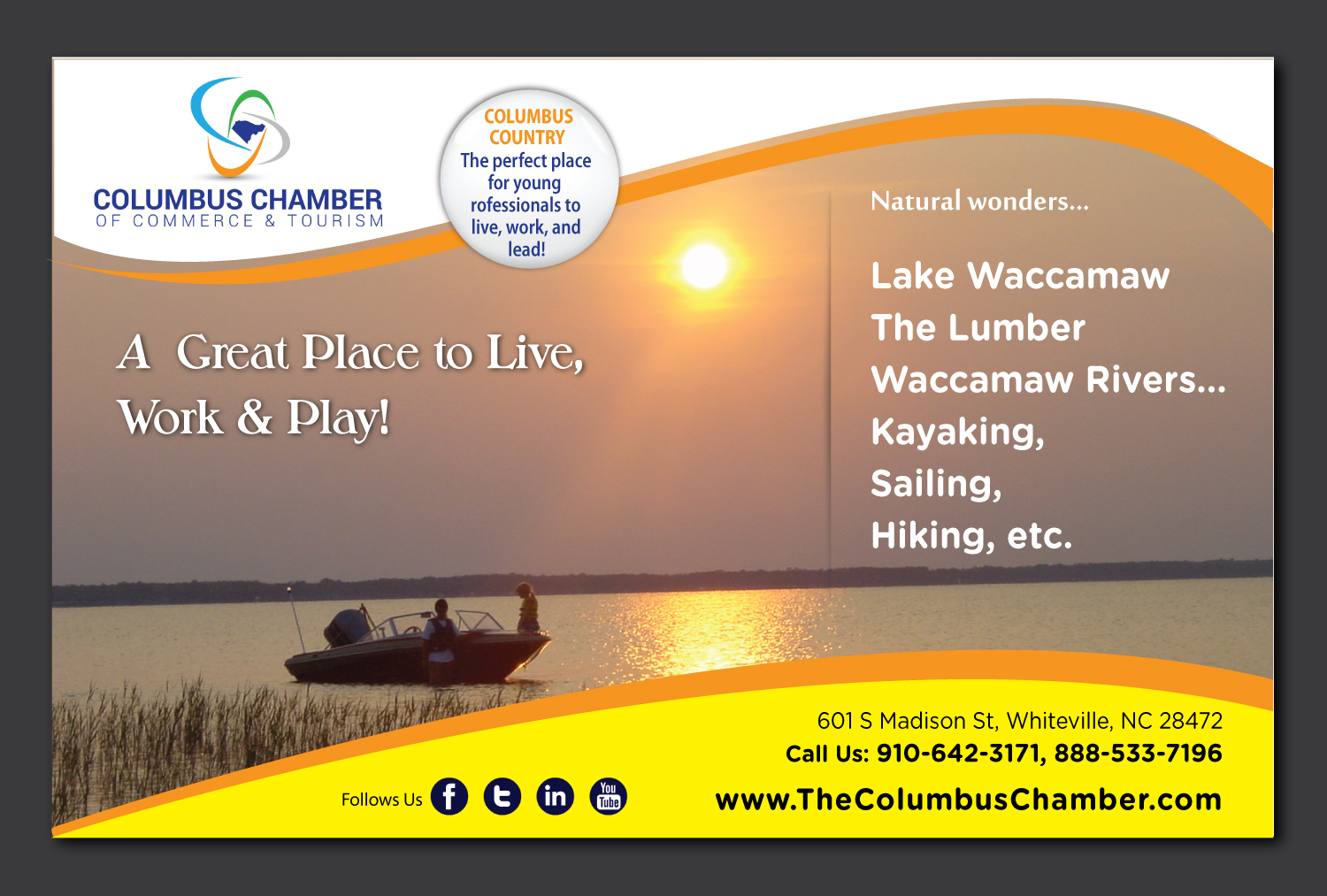 Werbe-Design von meet007 für Columbus Chamber of Commerce and Tourism | Design #15440592
