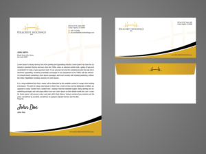 Letterhead and Envelope Design for Investment Company | Diseño de Papelería por SL Designer
