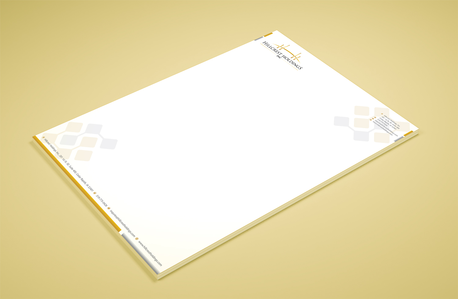 Diseño de Papelería por Petter Goms para Hillcrest Holdings | Diseño #15398816