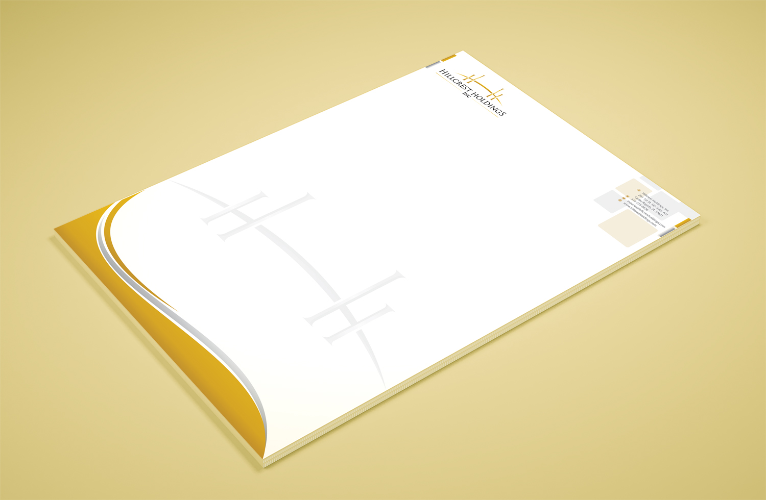 Stationery Design by Petter Goms for Hillcrest Holdings | Design #15399048