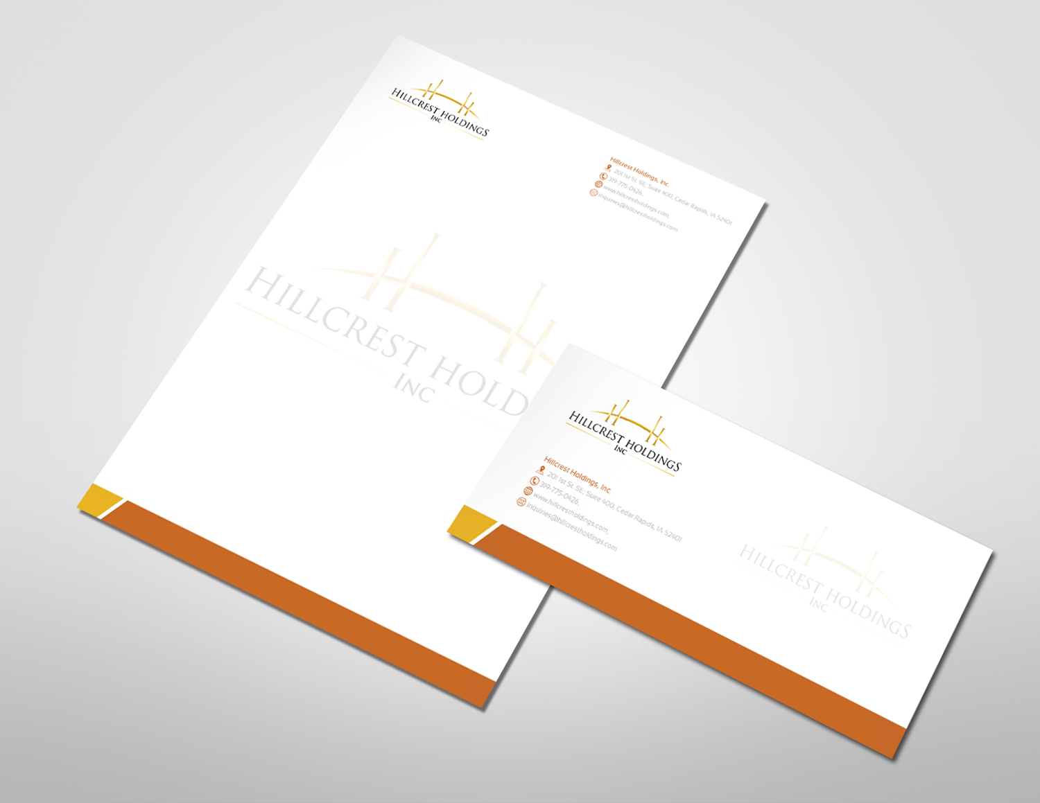 Stationery Design by Shan for Hillcrest Holdings | Design #15394050