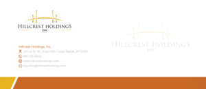 Design de Papeterie par Shan pour Hillcrest Holdings | Design : #15394051