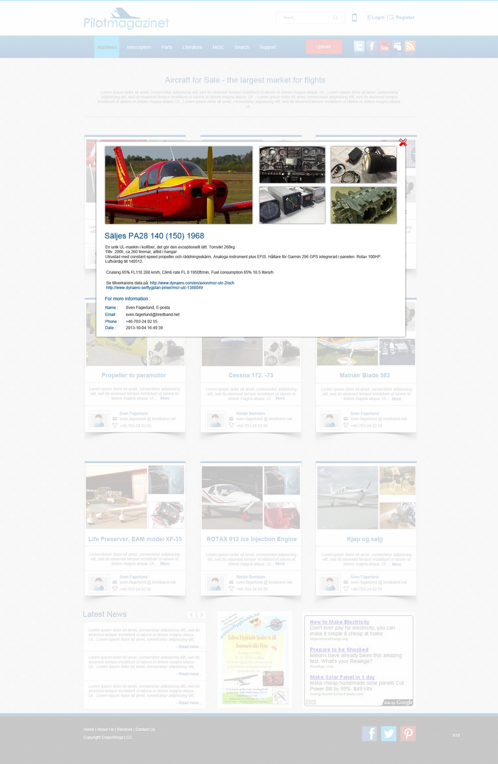 Web Design by pb for EmpoWings LLC | Design #2648841