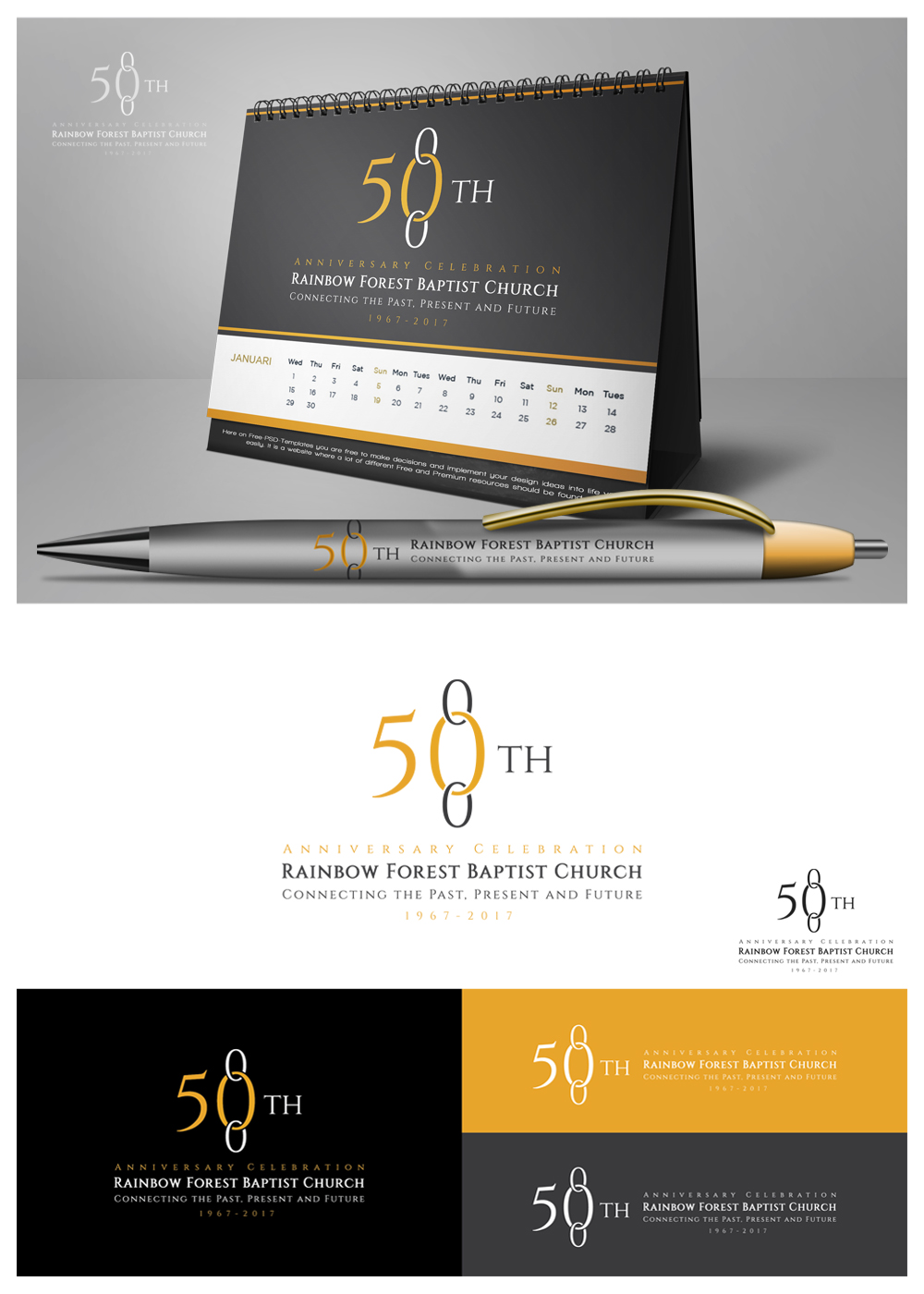 Logo Design by goranvisnjic82 for Rainbow Forest Baptist Church | Design #15431306