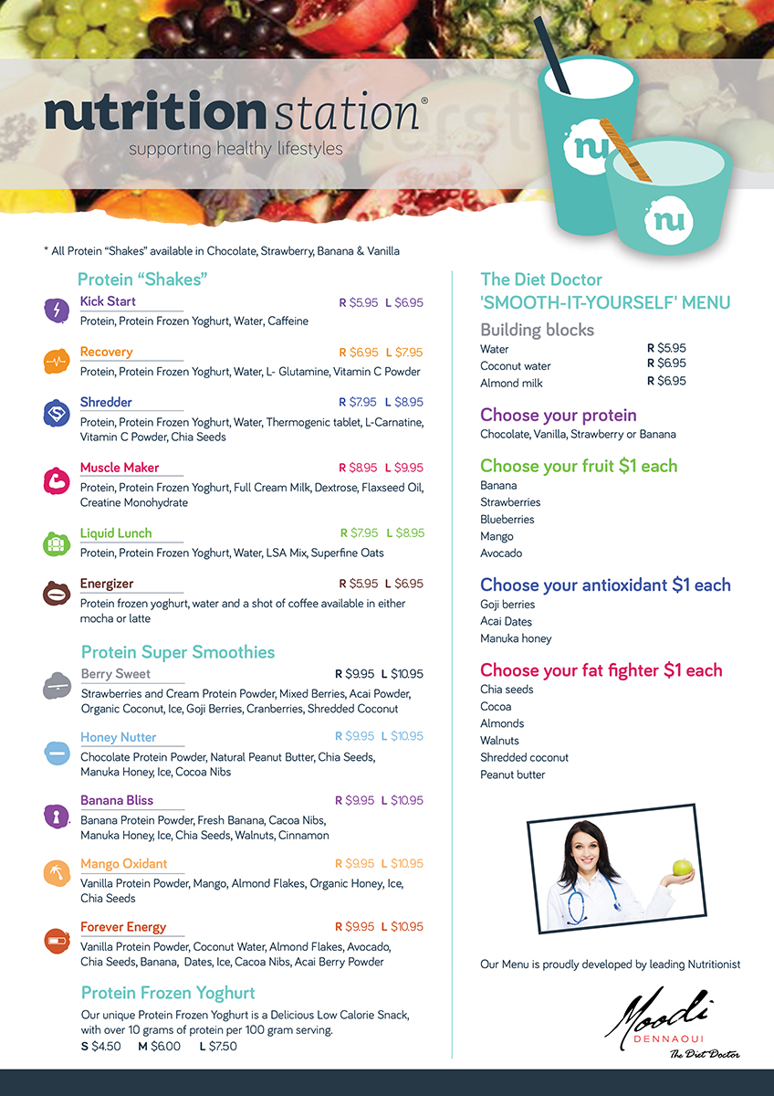 Menu Design by Lucky Striker for this project | Design #2638163