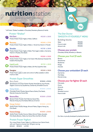 Menu Design by Lucky Striker for this project | Design: #2638163