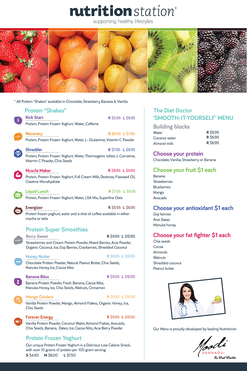 Menu Design by Lucky Striker for this project | Design #2640354