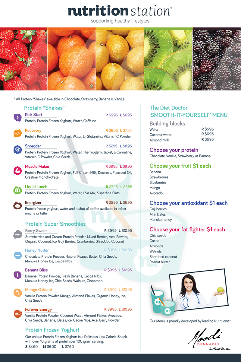 Menu Design by Lucky Striker for this project | Design #2640381