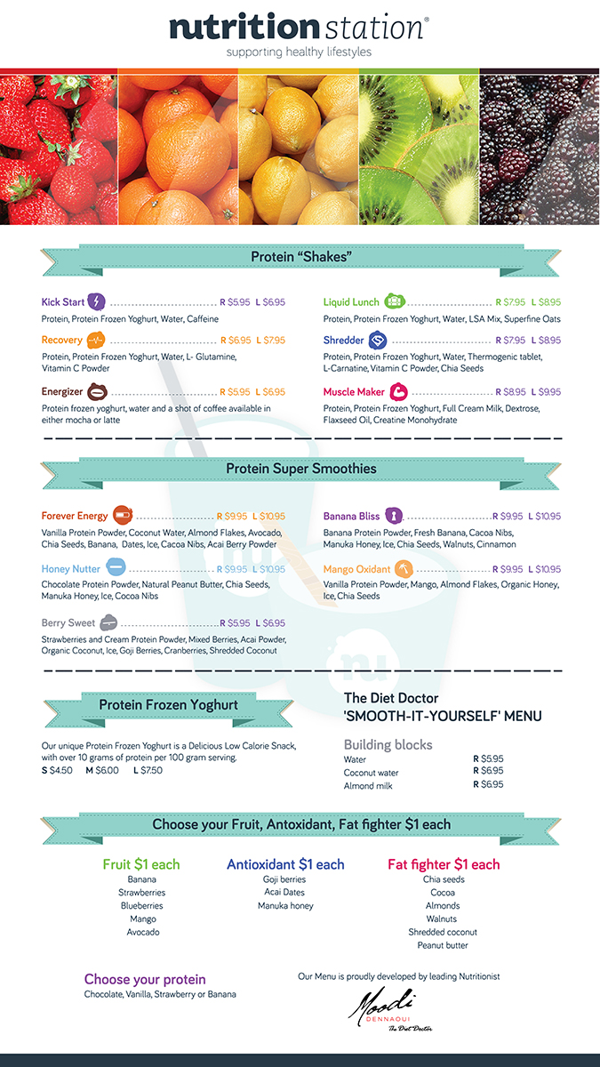 Menu Design by Lucky Striker for this project | Design #2641022