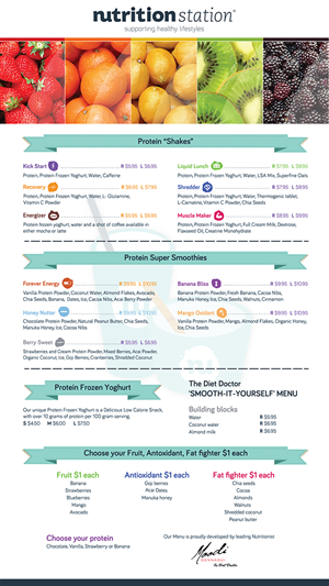 Menu Design by Lucky Striker for this project | Design: #2641022