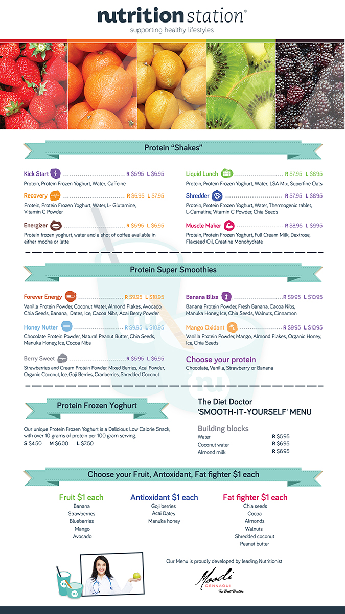 Menu Design by Lucky Striker for this project | Design #2641036