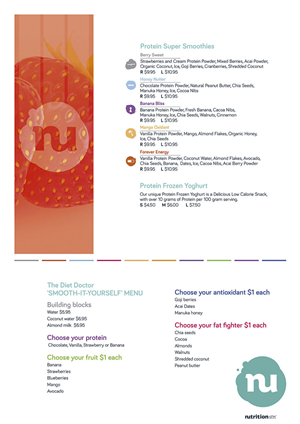 Menu Design by x_ba for this project | Design #2591797