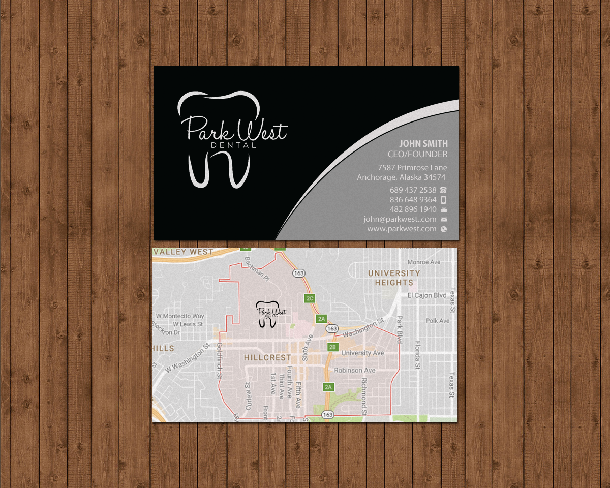 Visitenkarten-Design von Brand aid für San Diego Dental Studio | Design #15446675