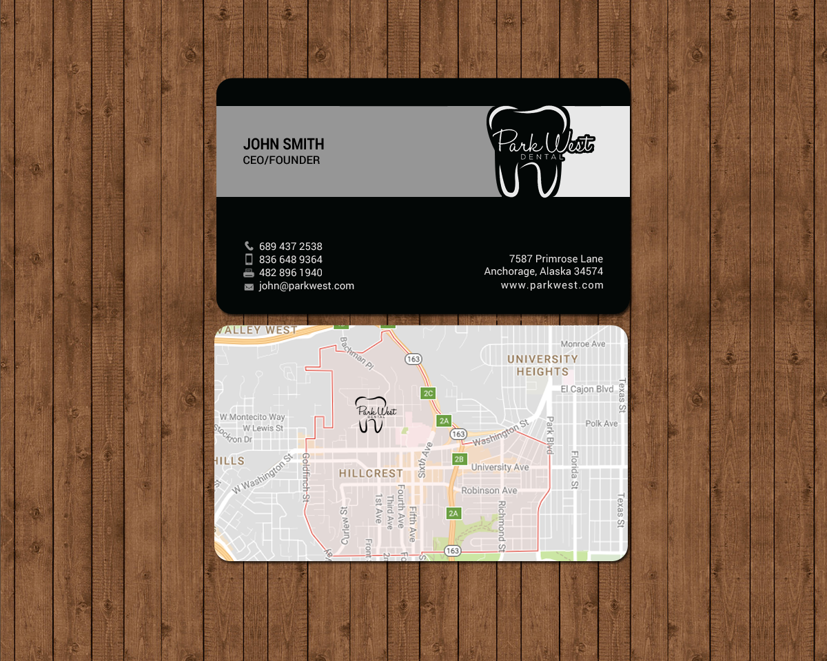 Business Card Design by chandrayaan.creative for San Diego Dental Studio | Design #15399487