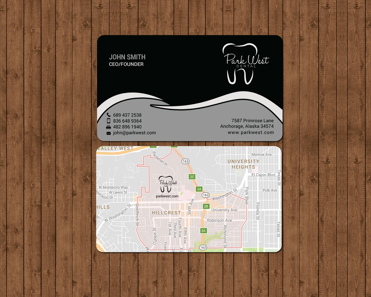 Business Card Design by chandrayaan.creative for San Diego Dental Studio | Design #15399494