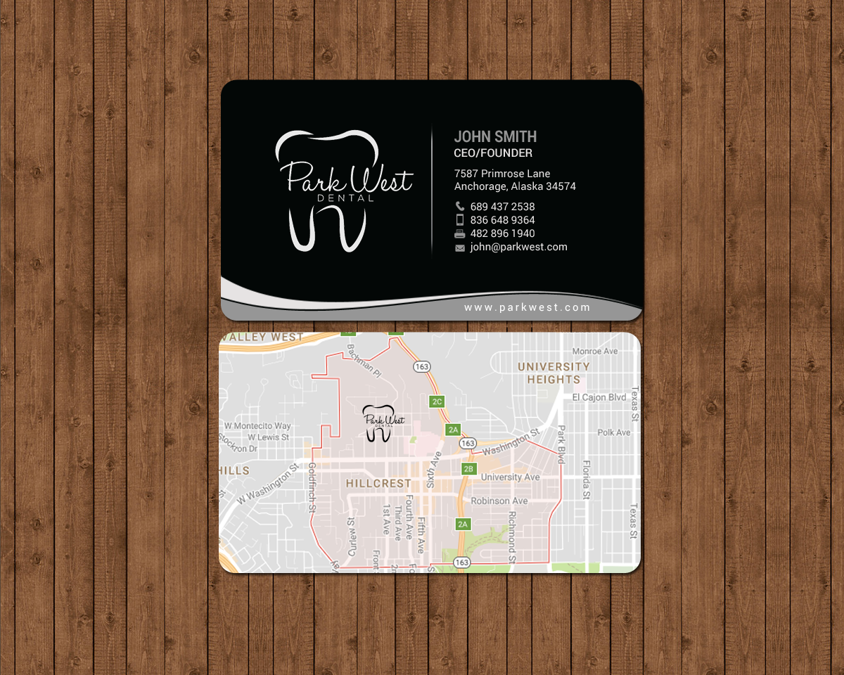 Visitenkarten-Design von chandrayaan.creative für San Diego Dental Studio | Design #15399984
