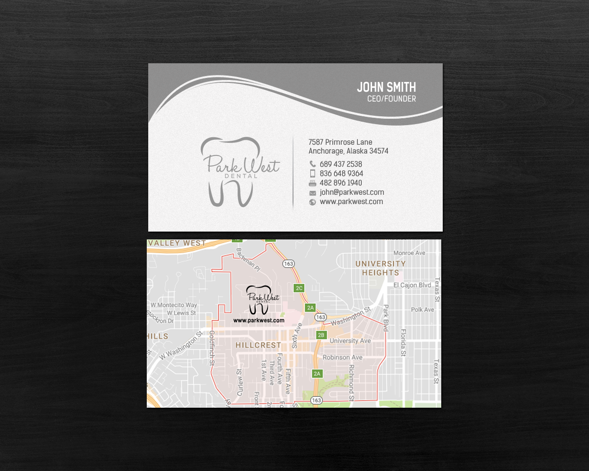 Visitenkarten-Design von chandrayaan.creative für San Diego Dental Studio | Design #15416021