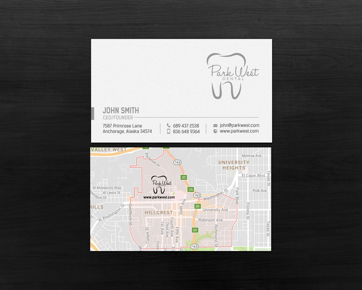 Visitenkarten-Design von chandrayaan.creative für San Diego Dental Studio | Design #15416030