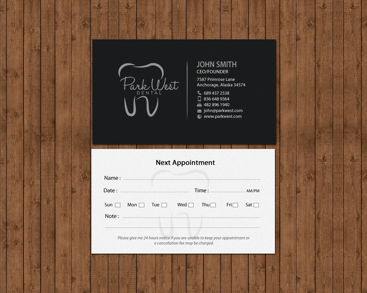 Business Card Design by chandrayaan.creative for San Diego Dental Studio | Design #15417082