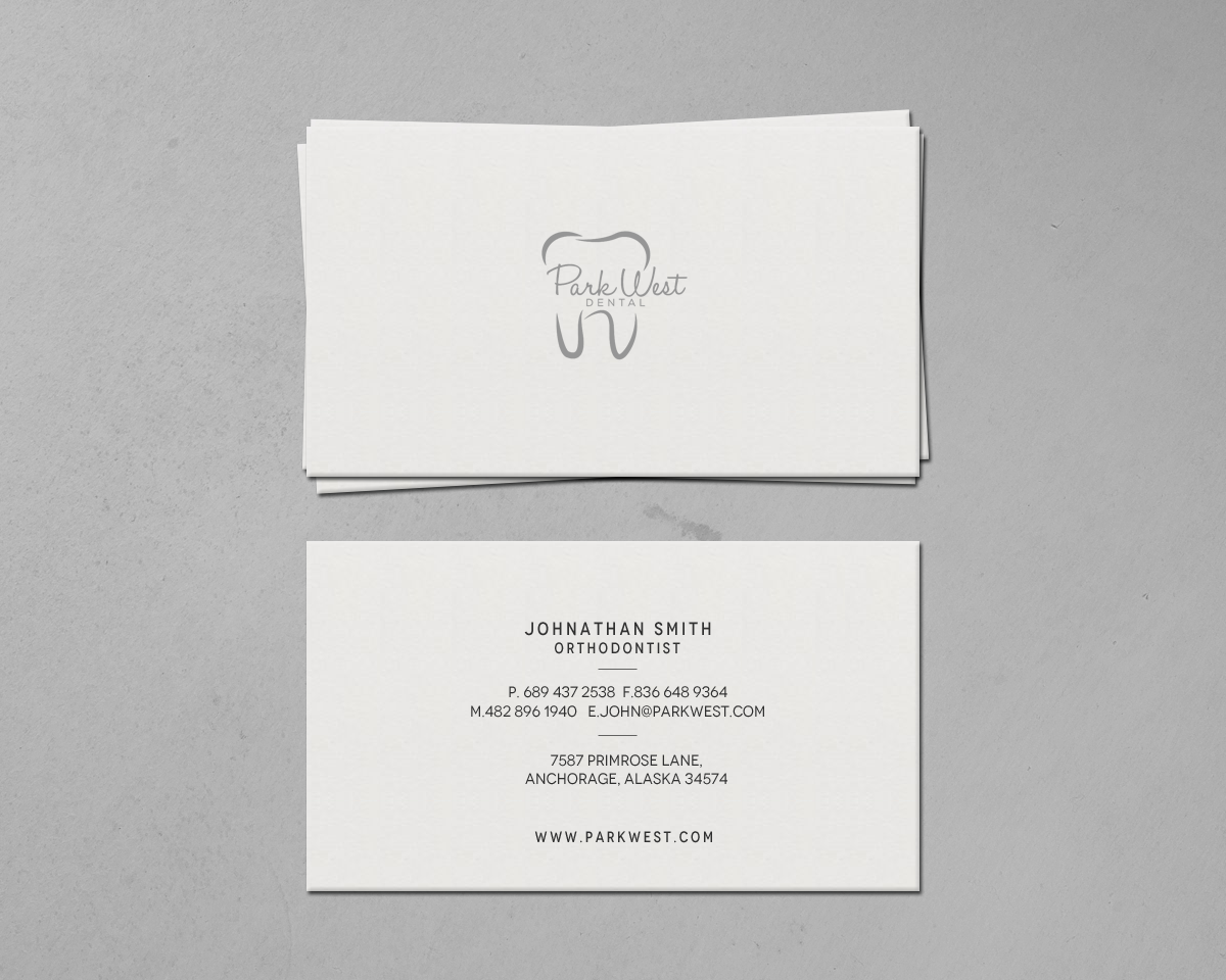 Business Card Design by chandrayaan.creative for San Diego Dental Studio | Design #15641060