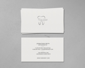 Visitenkarten-Design von chandrayaan.creative für San Diego Dental Studio | Design: #15641060