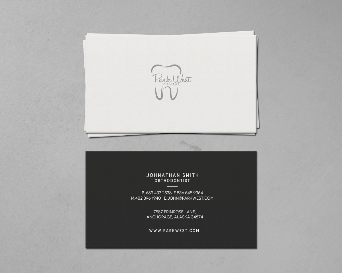 Business Card Design by chandrayaan.creative for San Diego Dental Studio | Design #15641065