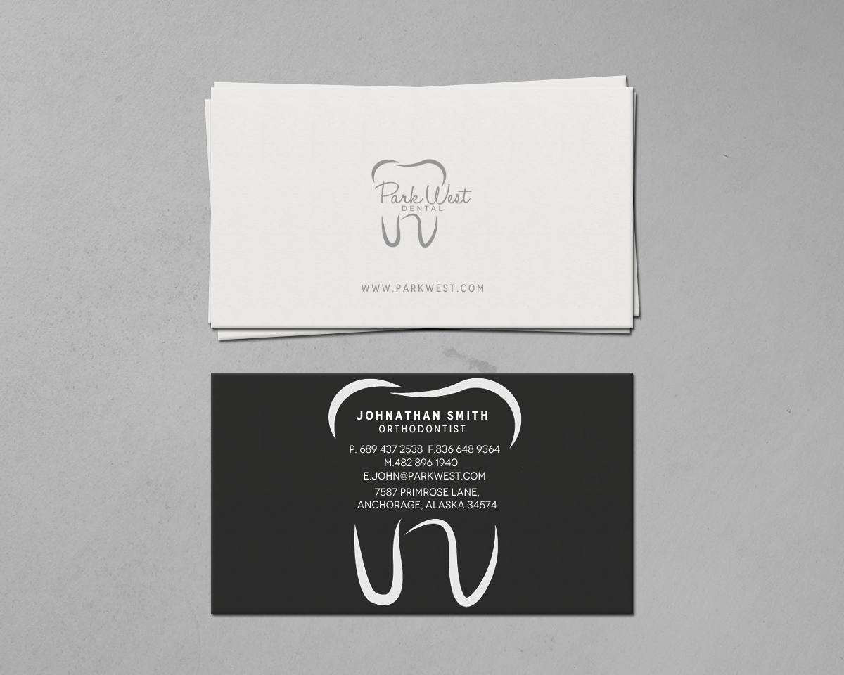 Business Card Design by chandrayaan.creative for San Diego Dental Studio | Design #15641067