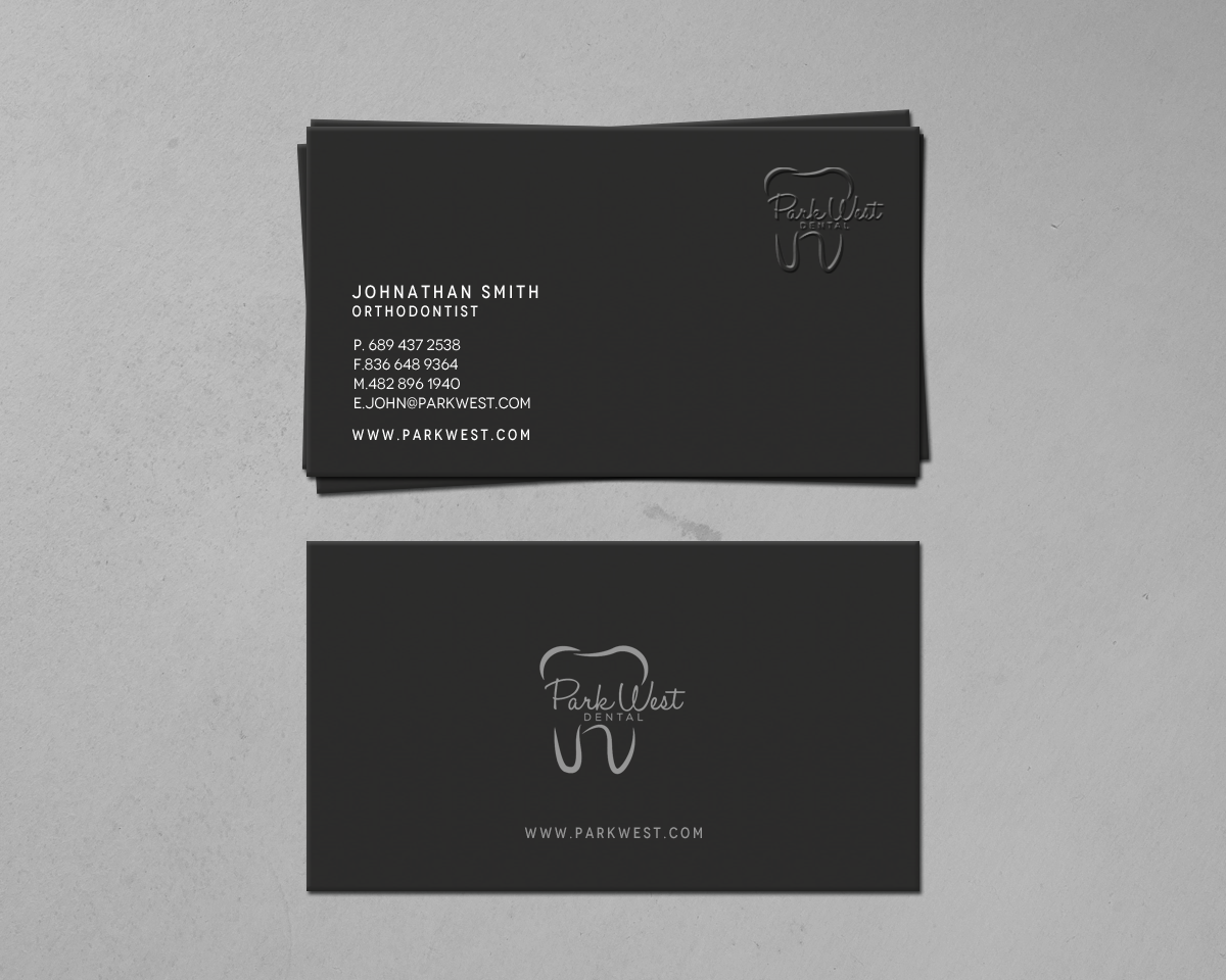 Visitenkarten-Design von chandrayaan.creative für San Diego Dental Studio | Design #15641072
