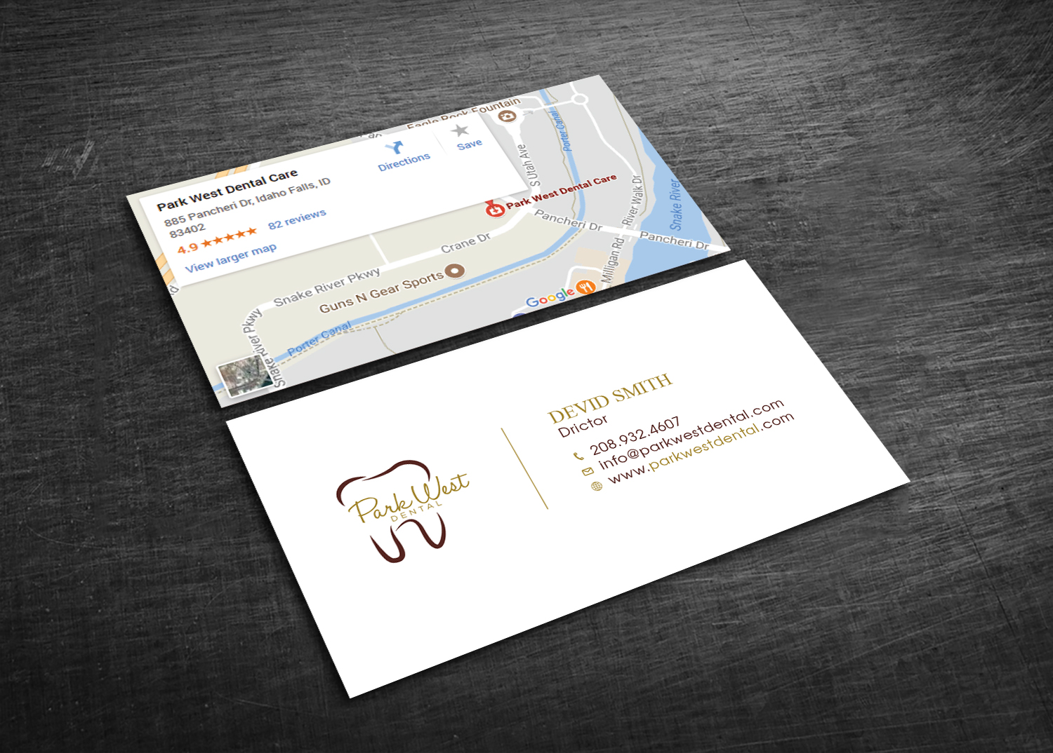 Business Card Design by Graphic Flame for San Diego Dental Studio | Design #15416556