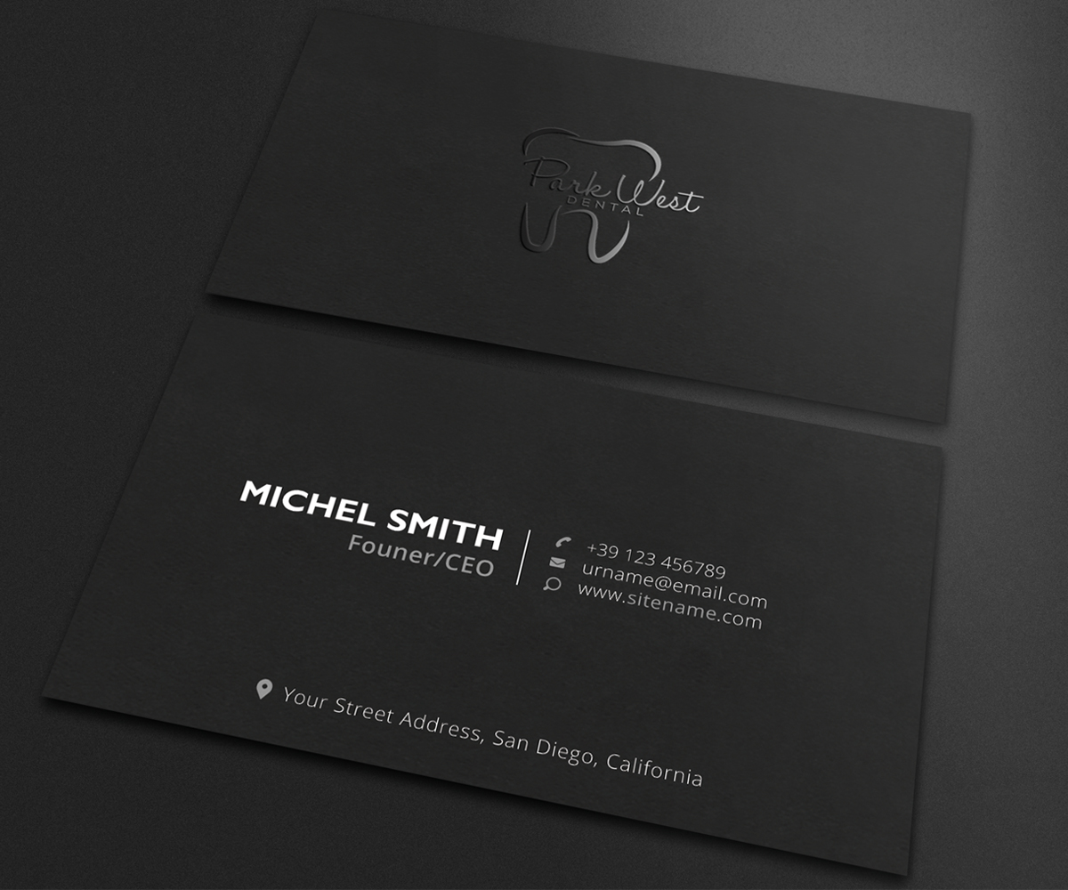 Business Card Design by Guruje for San Diego Dental Studio | Design #15396181