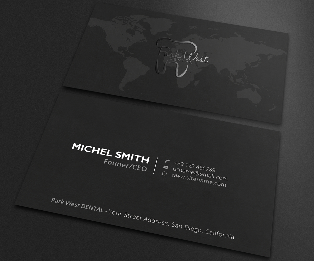 Business Card Design by Guruje for San Diego Dental Studio | Design #15396185