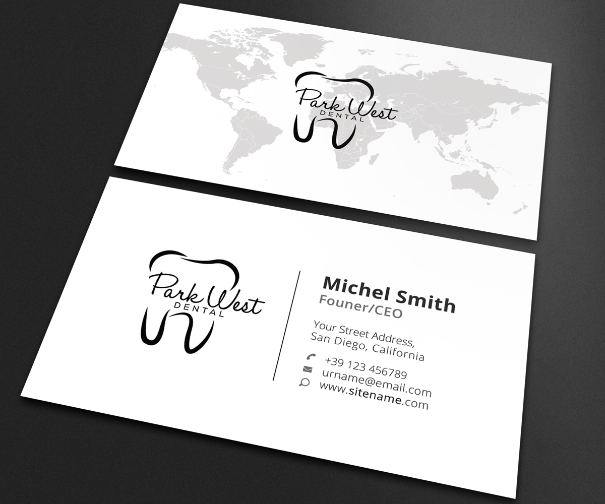Business Card Design by Guruje for San Diego Dental Studio | Design #15396253
