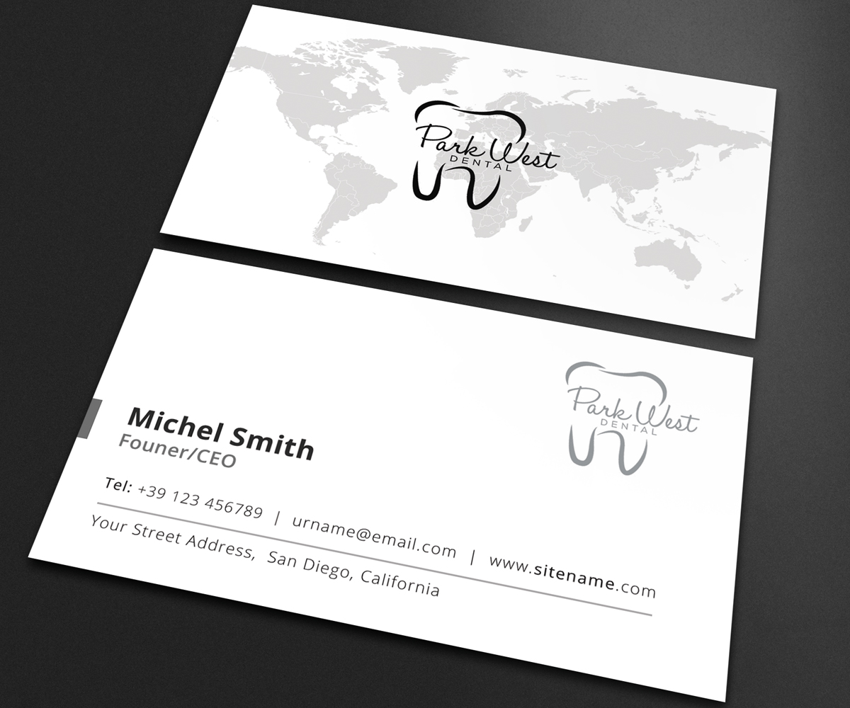 Business Card Design by Guruje for San Diego Dental Studio | Design #15396256