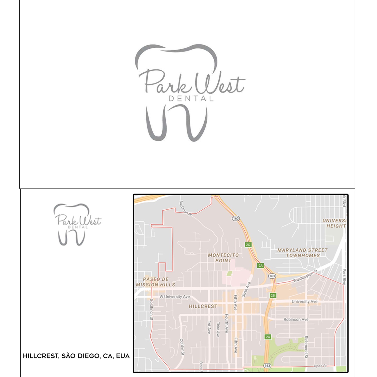 Visitenkarten-Design von CaianteMachado für San Diego Dental Studio | Design #15448898