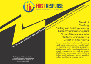 Design de Brochure par Angga Eka pour first response maintenance solutions | Design : #15474920
