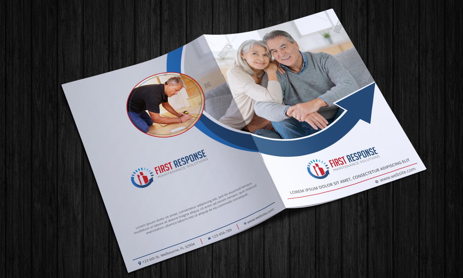 Brochure Design by ecorokerz for first response maintenance solutions | Design #15403525