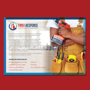 Retirement maintenance and reinstatment brochure | Broschüren-Design von banedsgn