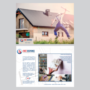 Design de Brochure par Antun Kaic pour first response maintenance solutions | Design #15488537