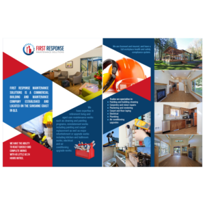 Design de Brochure par achid.design pour first response maintenance solutions | Design : #15501720